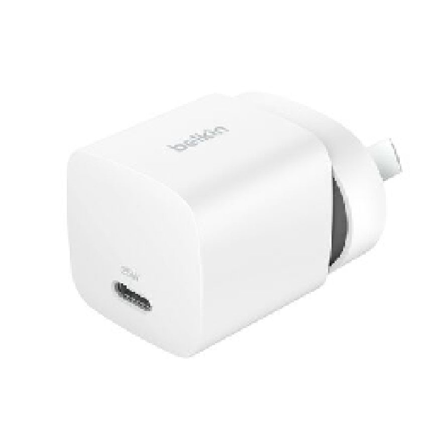 Belkin BoostCharge 25W USB-C PD Cubic Wall Charger - White Belkin