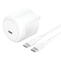 Belkin BoostCharge 45W USB-C PD Wall Charger + USB-C Cable (1M) - White Belkin