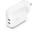 Belkin BoostCharge Pro 60W Dual USB-C Fast Wall Charger - White Belkin
