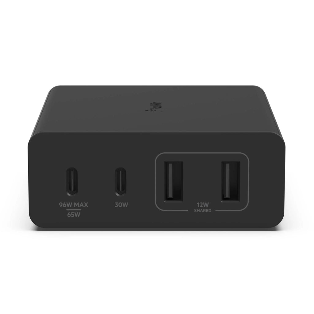 Belkin BoostCharge Pro 108W 4-Port GaN USB-C Laptop Charger - Black Belkin