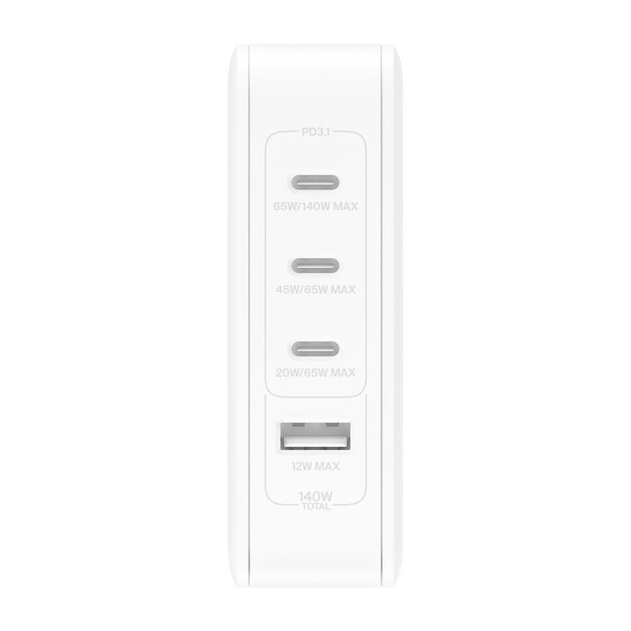 Belkin BoostCharge Pro 140W USB-C GaN Wall Charger - 4-Port Fast Charge Belkin
