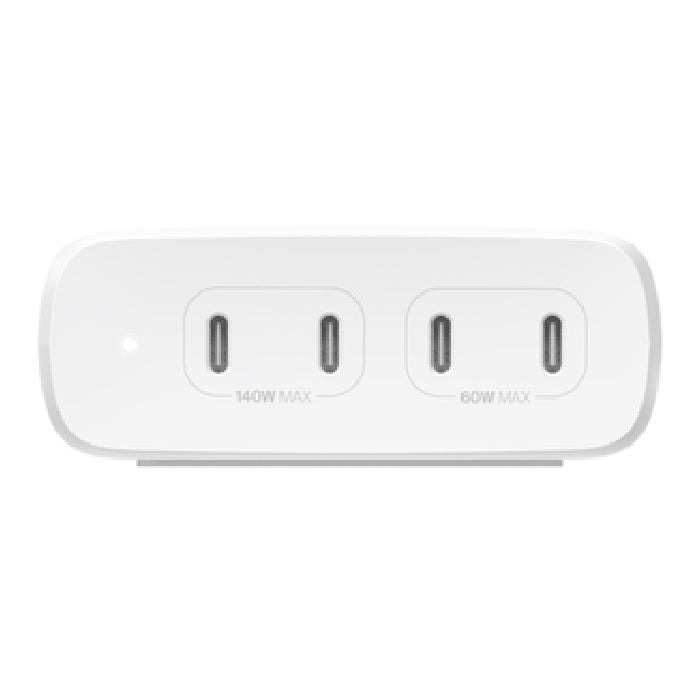 Belkin BoostCharge Pro 200W USB-C GaN Wall Charger - 4-Port, 140W Max, White Belkin