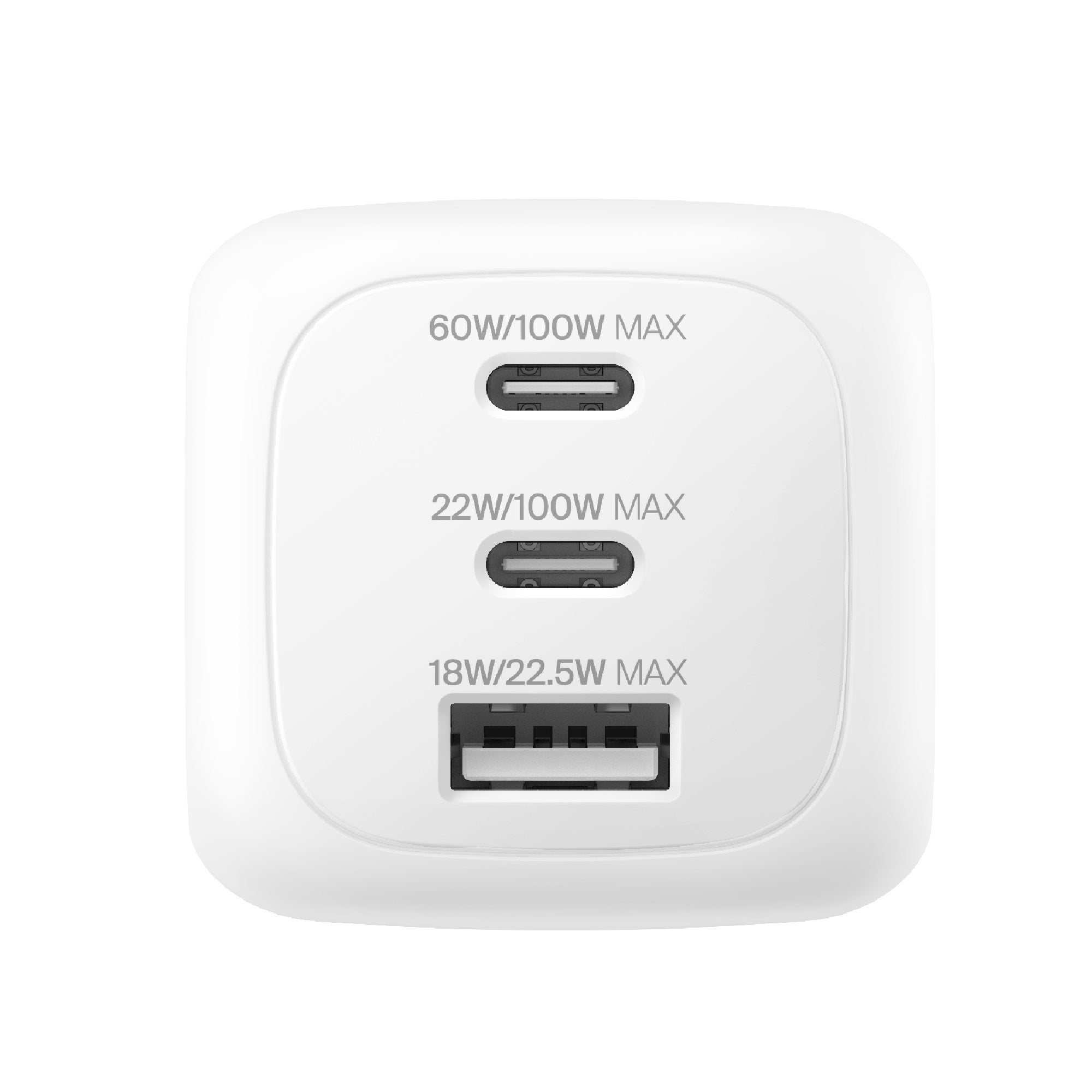 Belkin BoostCharge Pro 100W GaN Wall Charger - 3 Port USB-C/A Belkin