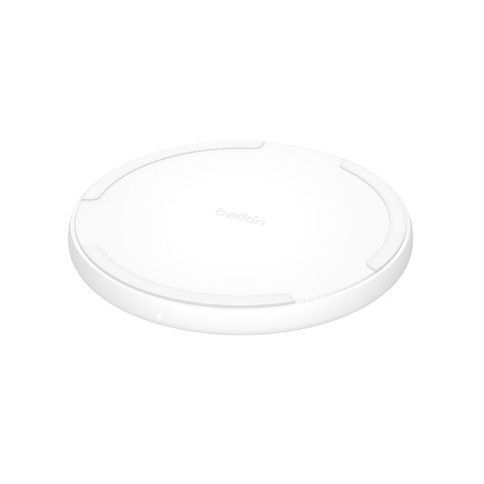 Belkin 15W Fast Wireless Charger Pad with USB-C Cable - White Belkin