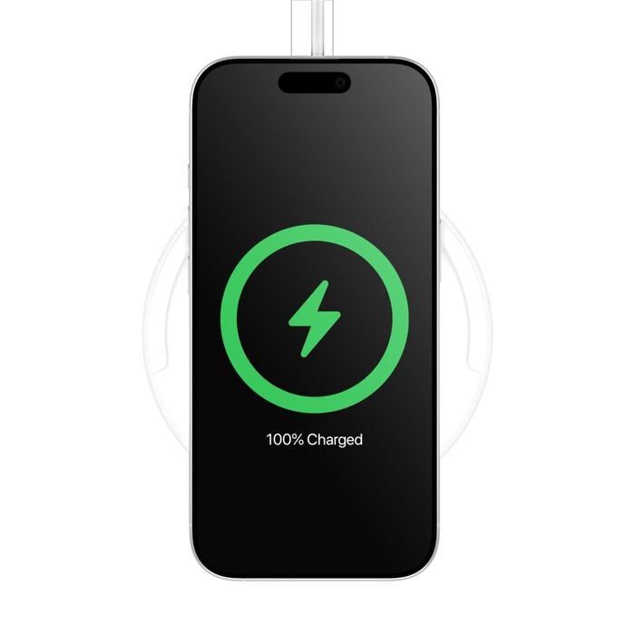Belkin 15W Fast Wireless Charger Pad with USB-C Cable - White Belkin