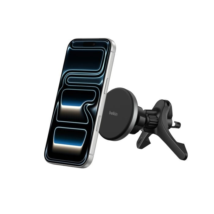 Belkin Qi2 15W Magnetic Wireless Car Vent Mount Kit - Black Belkin
