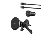 Belkin Qi2 15W Magnetic Wireless Car Vent Mount Kit - Black Belkin