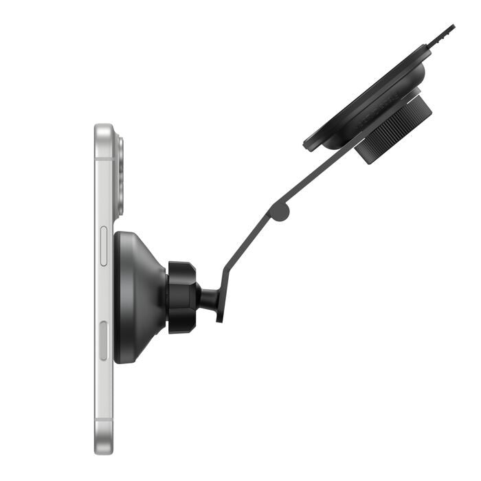 Belkin Boostcharge Qi2 15W Magnetic Wireless EV Car Mount w/ USB-C & Adapter - Black Belkin