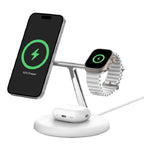 Belkin BoostCharge Pro 3-in-1 Magnetic Qi2 Wireless Charging Stand White Belkin