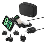 Belkin BoostCharge Pro 3-in-1 Magnetic Qi2 Wireless Travel Charger Black Belkin