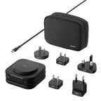Belkin BoostCharge Pro Qi2 3-in-1 Magnetic Wireless Travel Pad - Black 