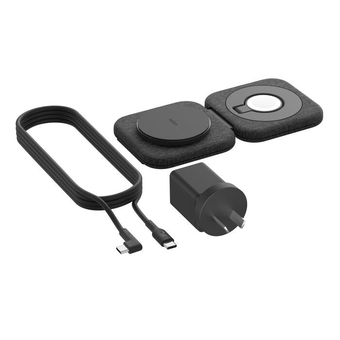 Belkin BoostCharge Pro 2-in-1 Qi2 Magnetic Travel Charger Kit Belkin