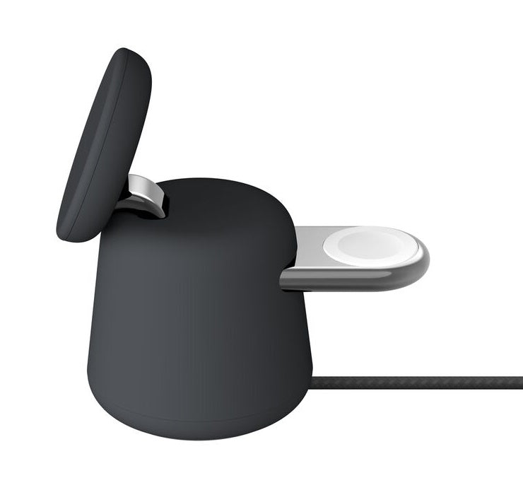 Belkin BoostCharge Pro 2-in-1 Qi2 Wireless Charging Dock - 15W Black 