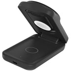 Belkin UltraCharge 3-in-1 Qi2 Foldable Magnetic Charger Kit - Black 