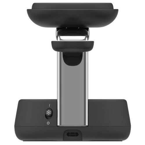 Belkin UltraCharge Pro 3-in-1 Qi2 Wireless Charging Dock with 45W PSU - White 