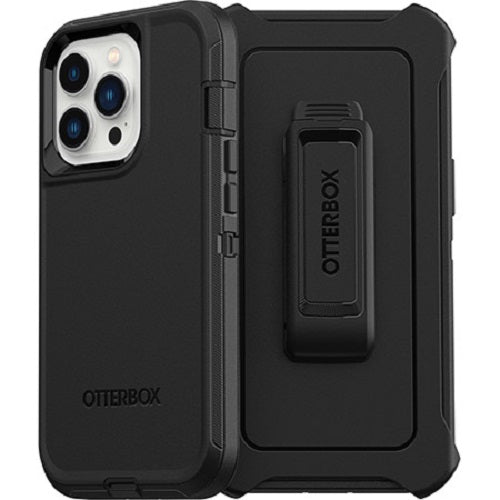 OtterBox Defender iPhone 13 Pro Case - Black | Rugged Protection & Holster Otterbox