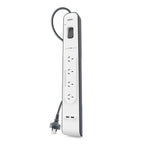 Belkin SurgePlus 4-Outlet Surge Protector Strip with 2 USB Ports - White Belkin