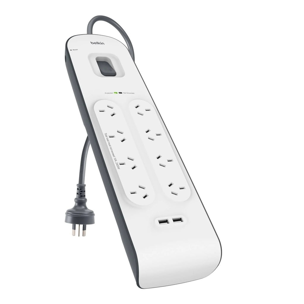 Belkin 8-Outlet Surge Protector Power Strip with Dual USB Ports Belkin