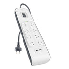Belkin 8-Outlet Surge Protector Power Strip with Dual USB Ports Belkin