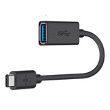 Belkin USB-C to USB-A Adapter - Fast Charge & Sync - Black 