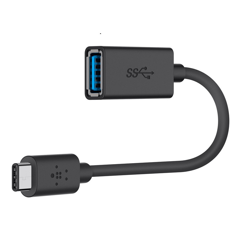 Belkin USB-C to USB-A Adapter - Black | Fast Charge & Data Belkin