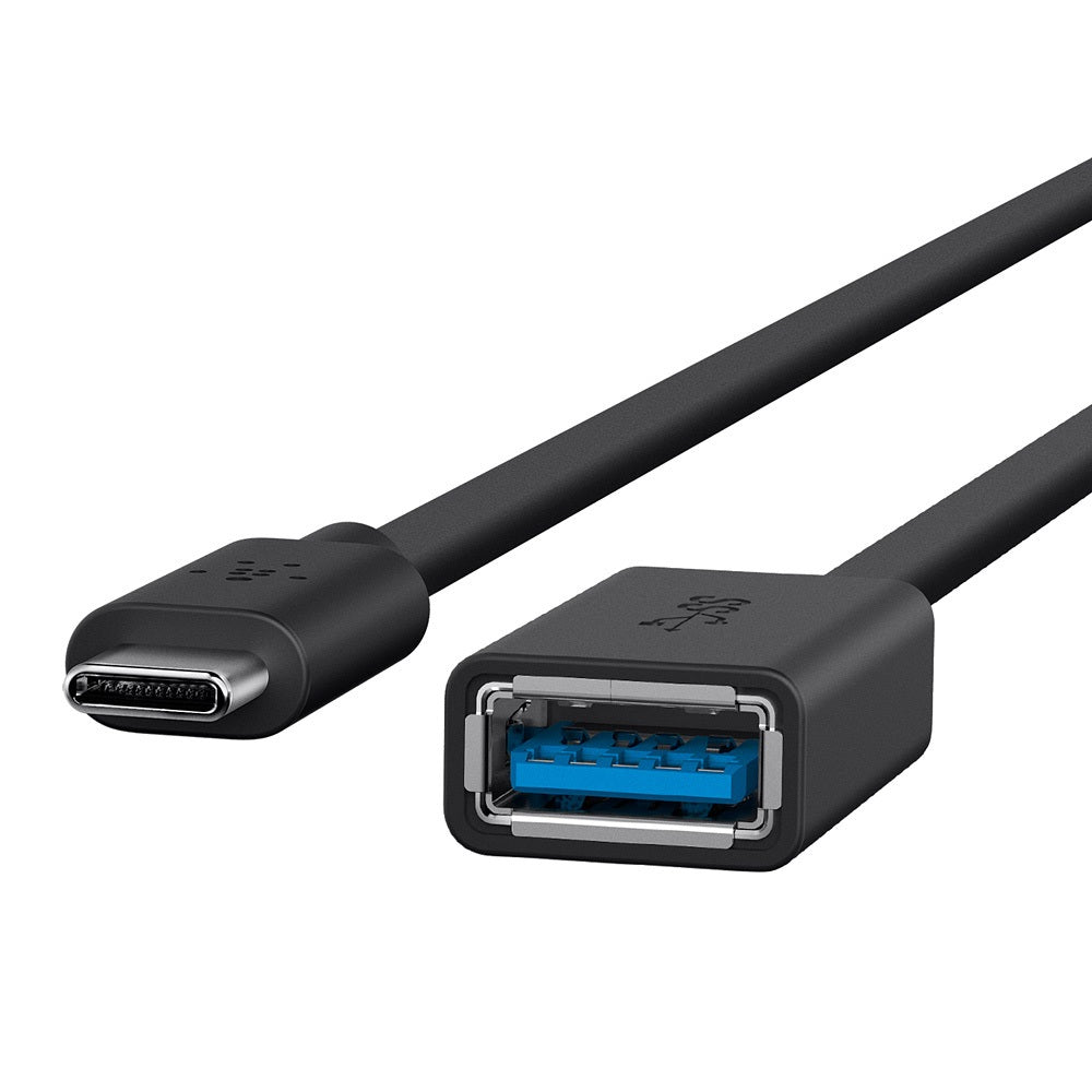Belkin USB-C to USB-A Adapter - Black | Fast Charge & Data Belkin