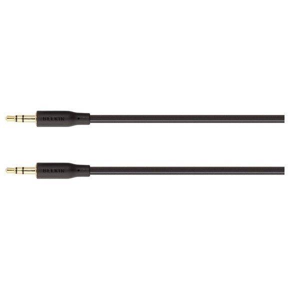 Belkin 2M Gold Plated 3.5mm AUX Cable - Black Belkin