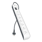 Belkin 6-Outlet Surge Protection Strip with 2M Cord Belkin