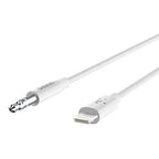 Belkin Lightning to 3.5mm Audio Cable 0.9M - White Belkin