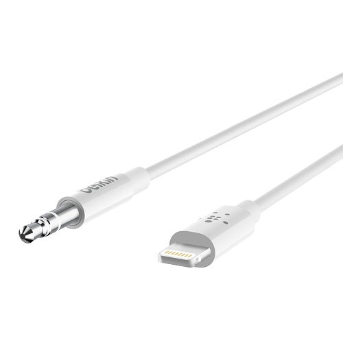 Belkin Lightning to 3.5mm Audio Cable 0.9M - White Belkin