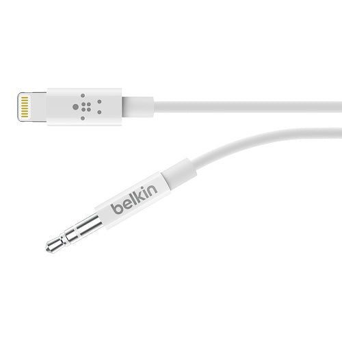 Belkin Lightning to 3.5mm Audio Cable 0.9M - White Belkin