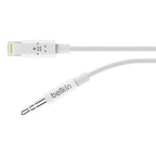 Belkin Lightning to 3.5mm Audio Cable 0.9M - White Belkin
