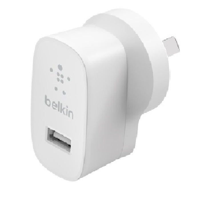 Belkin BoostCharge 12W USB-A Wall Charger - White Belkin