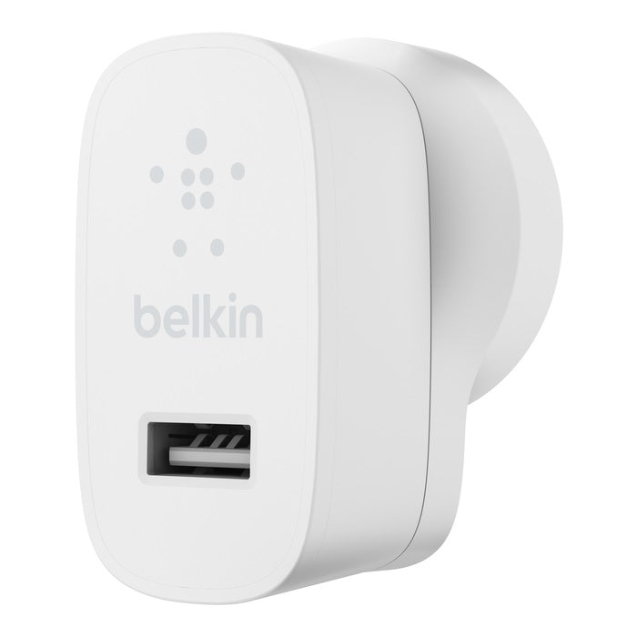 Belkin BoostCharge 12W USB-A Wall Charger - White Belkin
