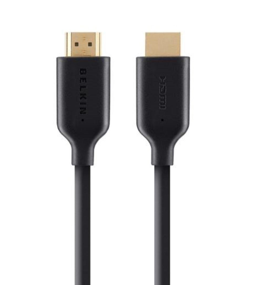 Belkin High Speed HDMI Cable 1m with Ethernet 4K Support for HDTV Black 