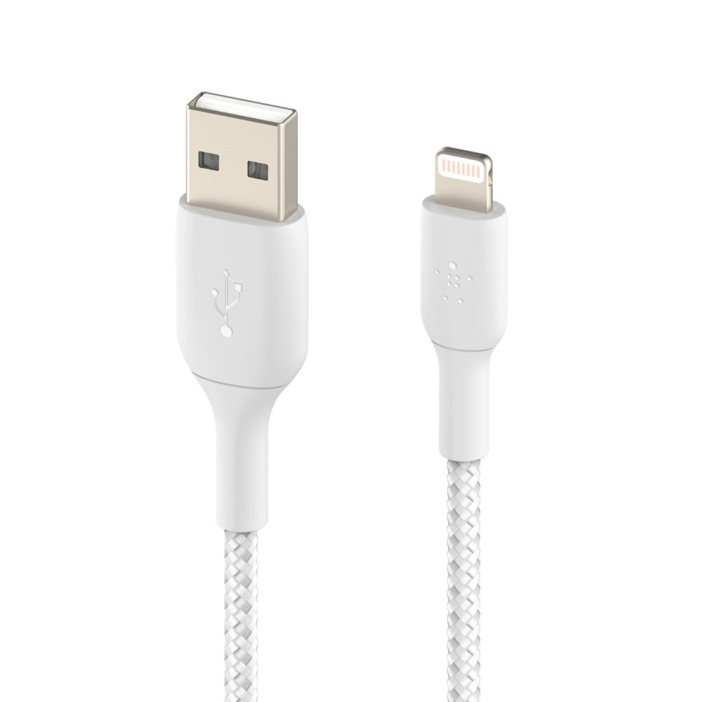 Belkin BoostCharge Braided Lightning Cable 1M - MFI Certified Fast Charge Belkin