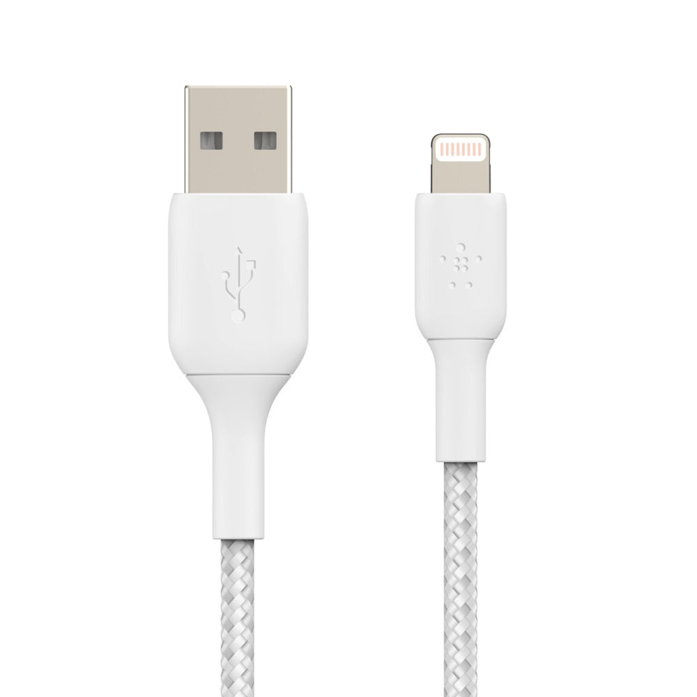 Belkin BoostCharge Braided Lightning Cable 1M - MFI Certified Fast Charge Belkin