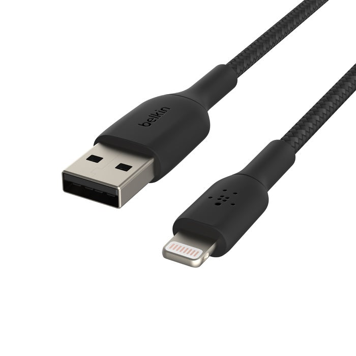 Belkin BoostCharge Braided MFI Lightning Cable (0.15M) - Black Belkin