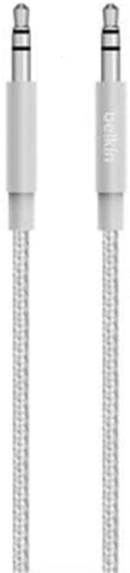 Belkin MIXIT Metallic AUX Cable 1.2M - Silver | Durable & Sleek Belkin