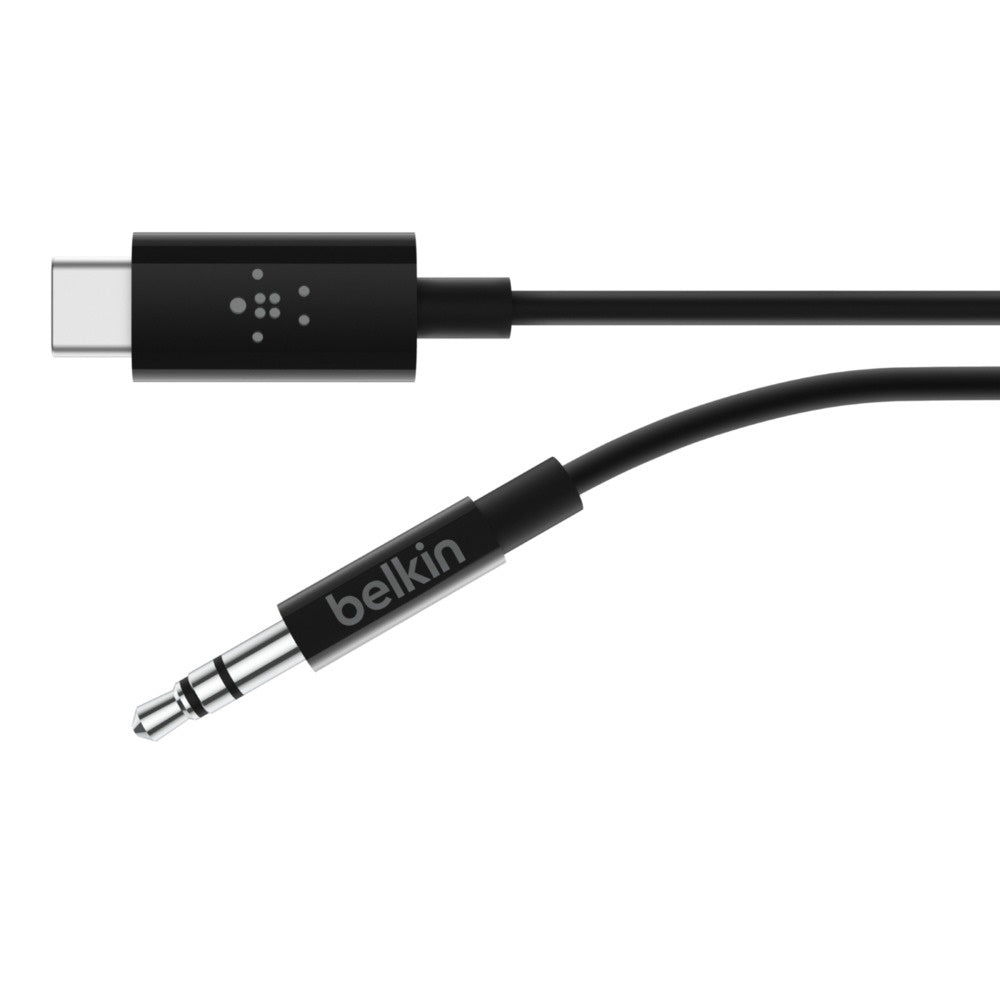 Belkin RockStar USB-C to 3.5mm Audio Cable - 0.9M Black Belkin