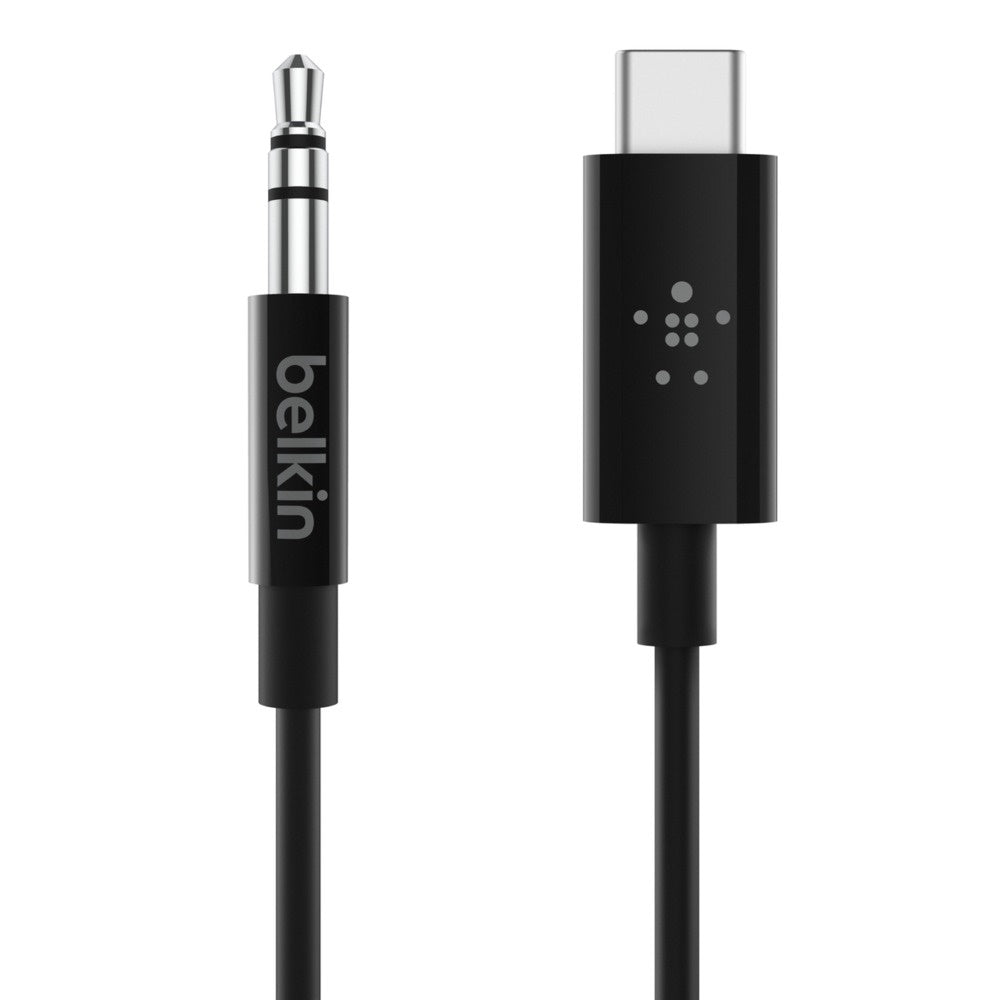 Belkin RockStar USB-C to 3.5mm Audio Cable - 0.9M Black Belkin
