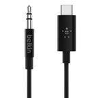 Belkin RockStar USB-C to 3.5mm Audio Cable - 0.9M Black Belkin
