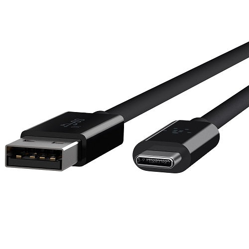 Belkin USB-C to USB-A Cable 1M Black - 60W Fast Charge, 10Gbps Data Belkin