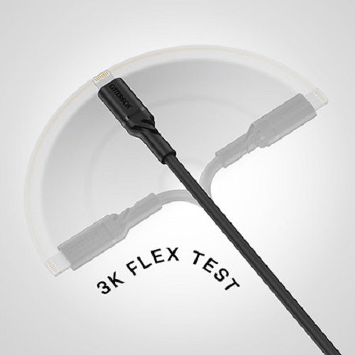 OtterBox MFi Lightning to USB-A Cable (1M) - Black | Durable Fast Charge Otterbox