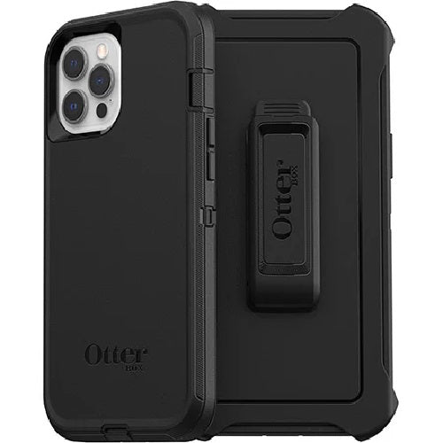 OtterBox Defender iPhone 12 Pro Max Case Black - Rugged Protection Otterbox