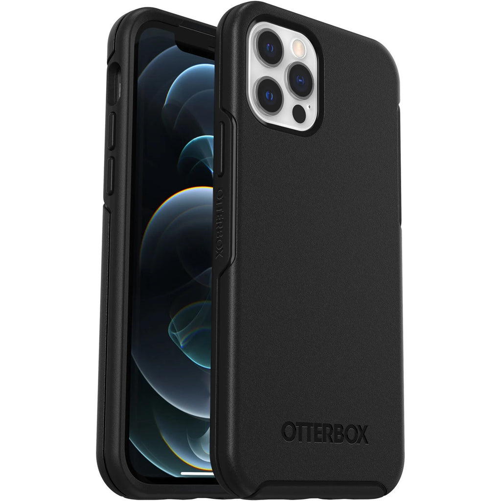 OtterBox Symmetry iPhone 12/12 Pro Case - Black | Slim & Drop Protection Otterbox