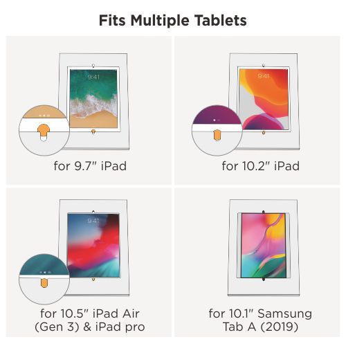 Secure Anti-Theft Countertop Tablet Stand for Public Display Brateck