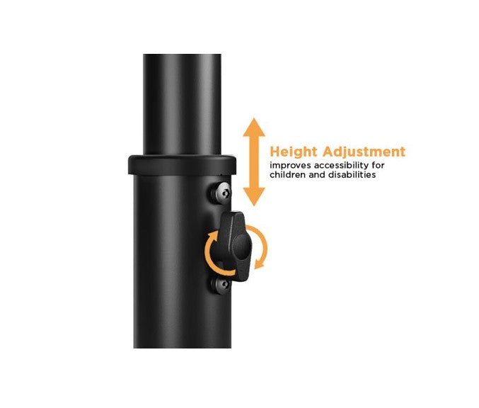 Universal Anti-Theft Height Adjustable Tablet Floor Stand Brateck