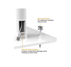 Universal Anti-Theft Height Adjustable Tablet Floor Stand Brateck
