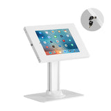 Brateck Anti-Theft Countertop Tablet Holder with Bolt Down Base Fit most 9.7' to 11' tablets - White - PAD34-03